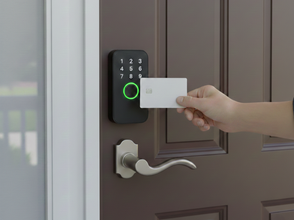 Alarms and access control smart lock entry